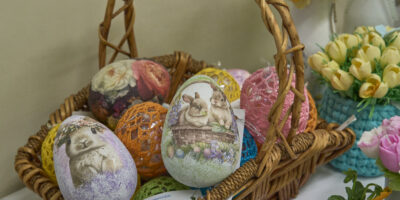 Klub Pacjenta działający przy Siedleckim Centrum Zdrowia Psychicznego zorganizował Kiermasz Wielkanocny