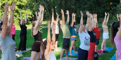 Joga i relaks wśród zieleni