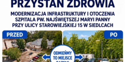 Projekt nr&nbsp;39 „Bezpieczna Przystań Zdrowia” został wybrany do&nbsp;realizacji w&nbsp;ramach Budżetu Obywatelskiego Miasta Siedlce!